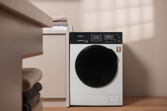WM ARDESTO front load Bianco Vero, 7kg, 1400, A+++, 45cm, display, inverter, white
