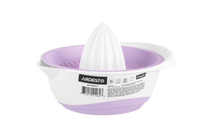 Ardesto Citrus manual squeezer Fresh, 0.6l, plastic, lilac
