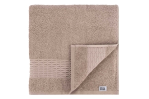 Terry towel set ARDESTO Lotus 50х90cm, 70х140cm, 2pcs, 100% cotton, beige