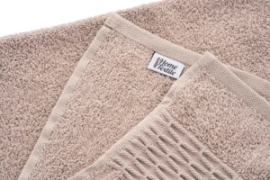 Terry towel set ARDESTO Lotus 50х90cm, 70х140cm, 2pcs, 100% cotton, beige