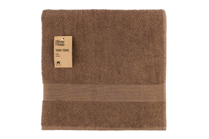 Полотенце махровое Ardesto Benefit, 70х140см, 100% хлопок, коричневый