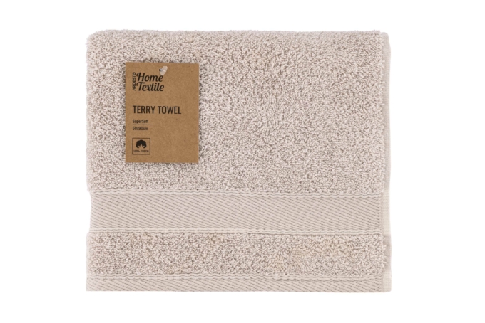 Ardesto Terry towel SuperSoft, 50x90cm, 100% cotton, beige