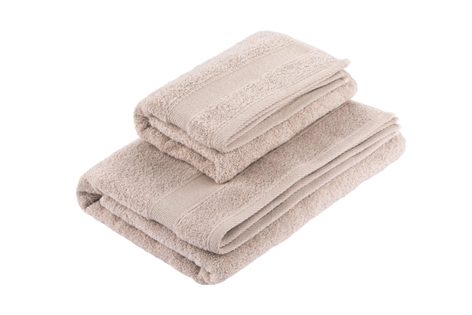 Рушник махровий Ardesto SuperSoft, 70х140см, 100% бавовна, бежевий