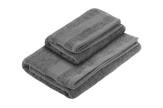 Рушник махровий Ardesto SuperSoft, 50х90см, 100% бавовна, сірий