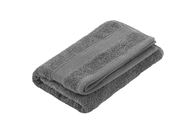 Рушник махровий Ardesto SuperSoft, 50х90см, 100% бавовна, сірий