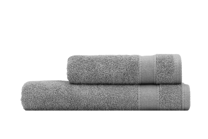 Рушник махровий Ardesto SuperSoft, 50х90см, 100% бавовна, сірий