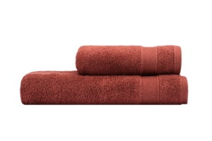 Ardesto Terry towel SuperSoft, 70x140cm, 100% cotton, reddish brown