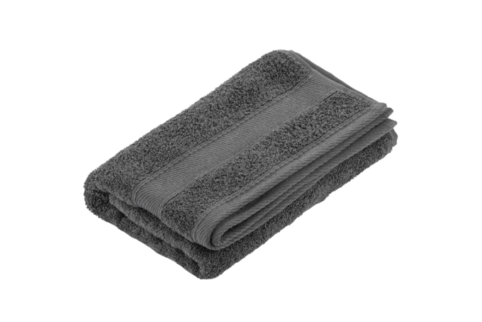 Полотенце махровое Ardesto SuperSoft, 50х90см, 100% хлопок, серый темный