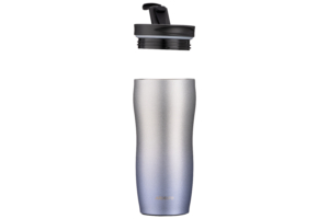 Ardesto Travel mug Metallic, 450ml, stainless steel, blue