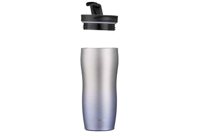 Ardesto Travel mug Metallic, 450ml, stainless steel, blue