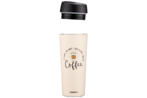 Термочашка Ardesto Coffee Time, 450мл, нержавеющая сталь, бежевый
