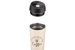 Термочашка Ardesto Coffee Time, 450мл, нержавеющая сталь, бежевый