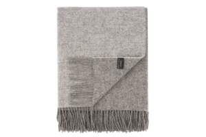 Ardesto Blanket Leonardo Doubleface, 140x200cm, 100% wool, taupe-white