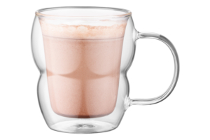 Ardesto mug with handle, 350ml, borosilicate glass, transparent