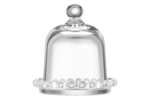 Ardesto Lemon dish with lid, 9cm, glass, transparent