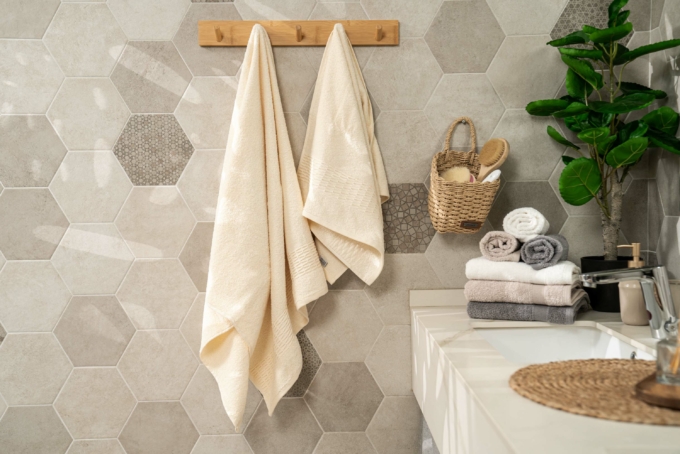 Набор полотенец махровых ARDESTO Lotus, 50х90см, 70х140см, 2шт, 100% хлопок, айвори