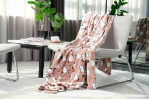 Плед Ardesto Flannel, 160х200см, 100% полиэстер, котики