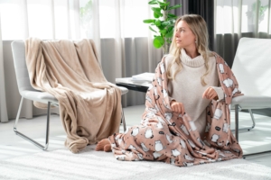 Плед Ardesto Flannel, 160х200см, 100% полиэстер, котики