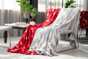 Плед Ardesto Christmas Flannel, 160х200см, 100% полиэстер, елки