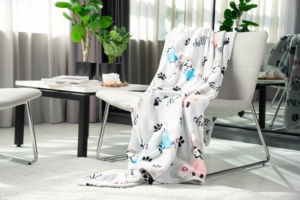 Плед Ardesto Flannel, 160х200см, 100% полиэстер, бульдоги