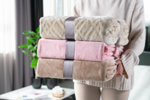 Плед Ardesto Flannel, 160х200см, 100% полиэстер, бежевый