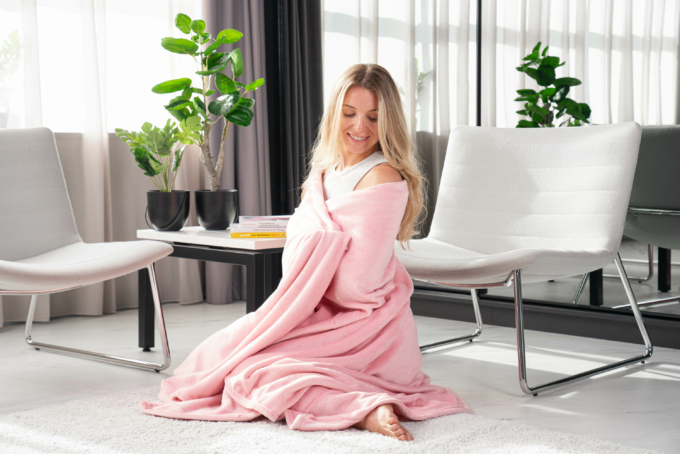 Плед Ardesto Flannel, 200х220см, 100% полиэстер, розовый