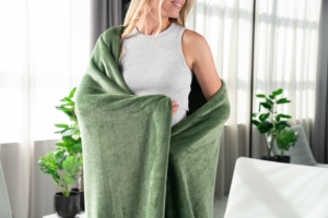 Ardesto Flannel blanket, 160x200cm, 100% polyester, green