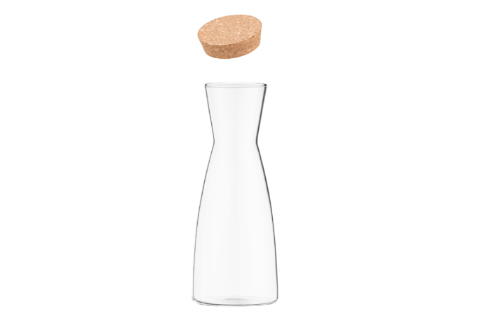 Ardesto Pitcher with lid, 1000ml, borosilicate glass, transparent