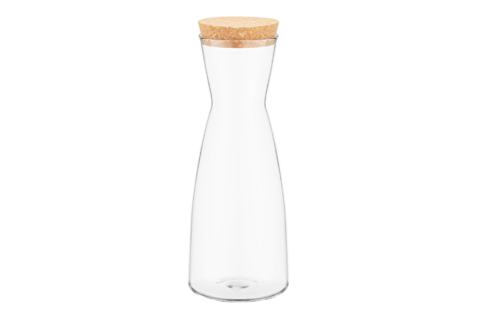 Ardesto Pitcher with lid, 1000ml, borosilicate glass, transparent