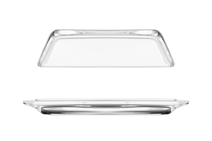 Масленка Ardesto, 18.7 х 7.8см, стекло, прозрачный