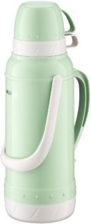 Термос Ardesto Gemini Gourmet, 2000мл, пластик, боросилікатне скло, зелений