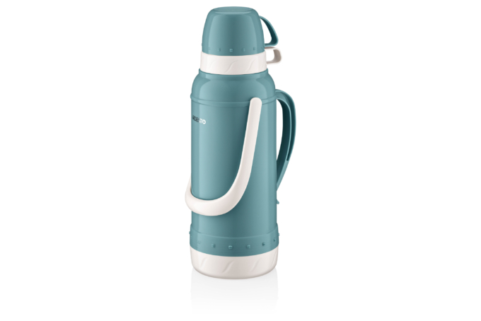 Ardesto Vacuum flask Gemini Gourmet, 2000ml, plastic, borosilicate glass, blue