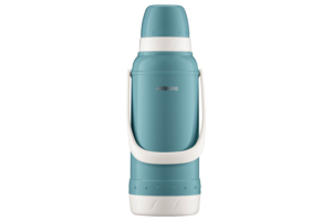 Ardesto Vacuum flask Gemini Gourmet, 2000ml, plastic, borosilicate glass, blue