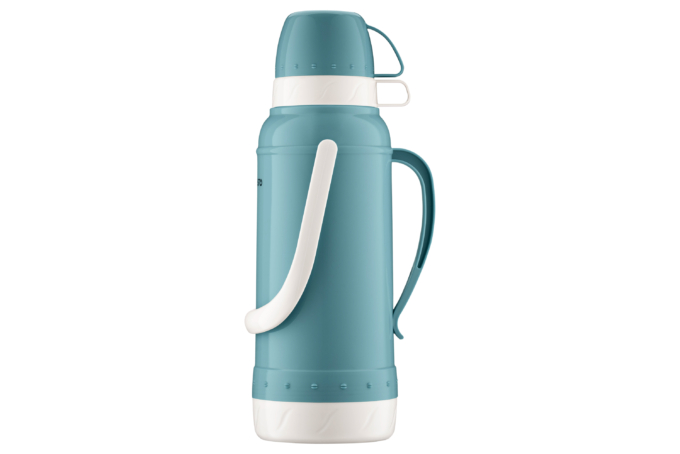 Ardesto Vacuum flask Gemini Gourmet, 2000ml, plastic, borosilicate glass, blue