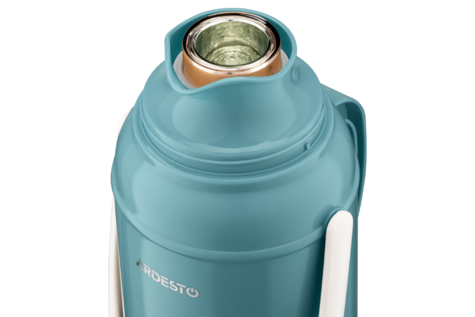 Ardesto Vacuum flask Gemini Gourmet, 2000ml, plastic, borosilicate glass, blue
