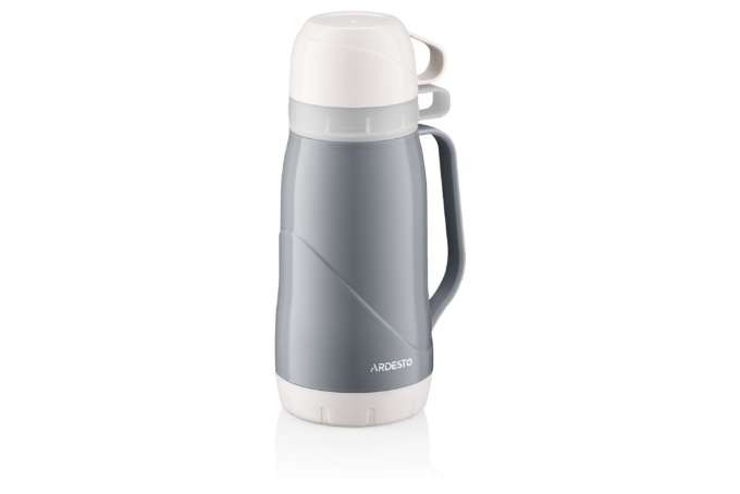 Термос Ardesto Gemini Gourmet, 1000мл, пластик, боросиликатное стекло, синий