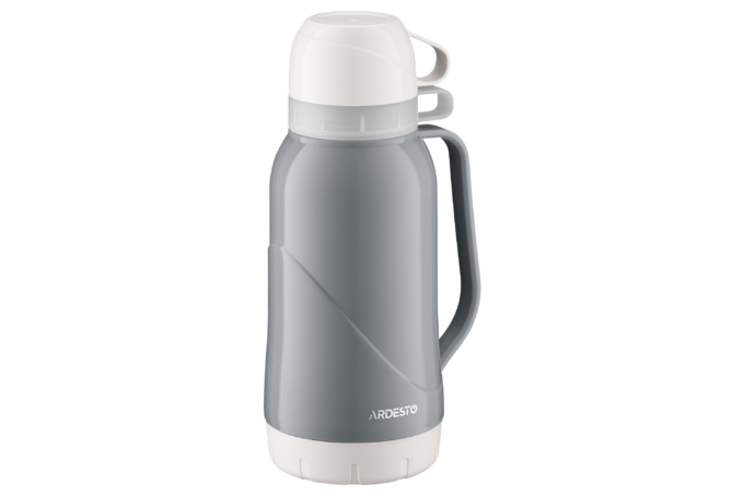 Термос Ardesto Gemini Gourmet, 1800мл, пластик, боросиликатное стекло, синий