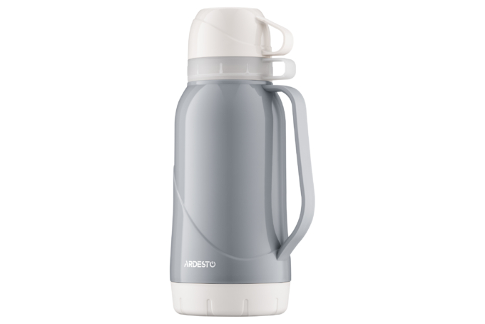 Термос Ardesto Gemini Gourmet, 1800мл, пластик, боросиликатное стекло, синий