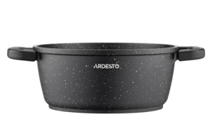Кастрюля со стеклянной крышкой Ardesto Gemini Anzio, 2.5л, алюминий, черный
