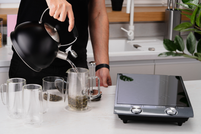 Ardesto table cooker induction, burner – 2, 1.3+1.6W,  control – sensor, black
