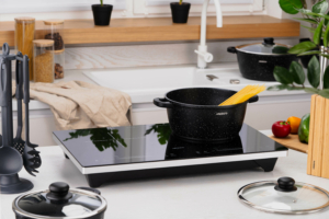 Плитка настольная Ardesto индукционная, конф. — 2 на 1.3кВт и 1.8кВт горизонт., управл. — сенсорное, таймер, boost, черный