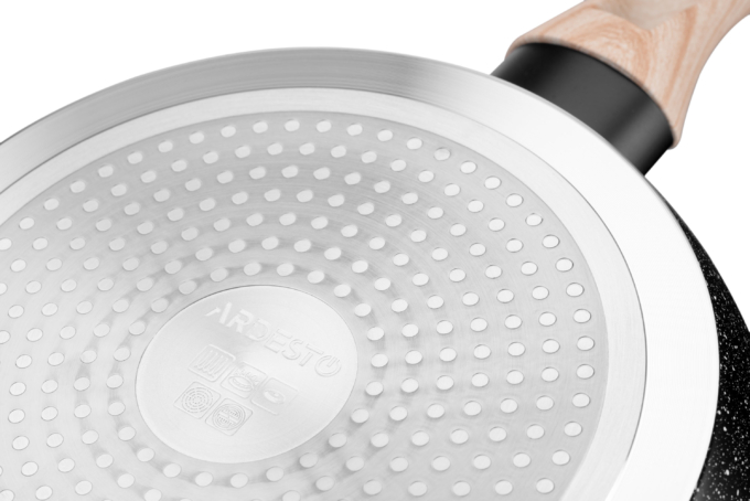 Ardesto Deep Fry pan Midori 26cm, aluminium, black
