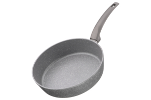 Ardesto Deep Fry pan with lid Gemini Gourmet Apulia, 26cm, aluminium, gray