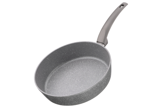 Ardesto Deep Fry pan with lid Gemini Gourmet Apulia, 26cm, aluminium, gray