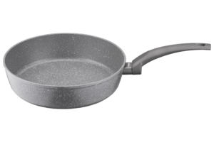 Ardesto Deep Fry pan with lid Gemini Gourmet Apulia, 26cm, aluminium, gray