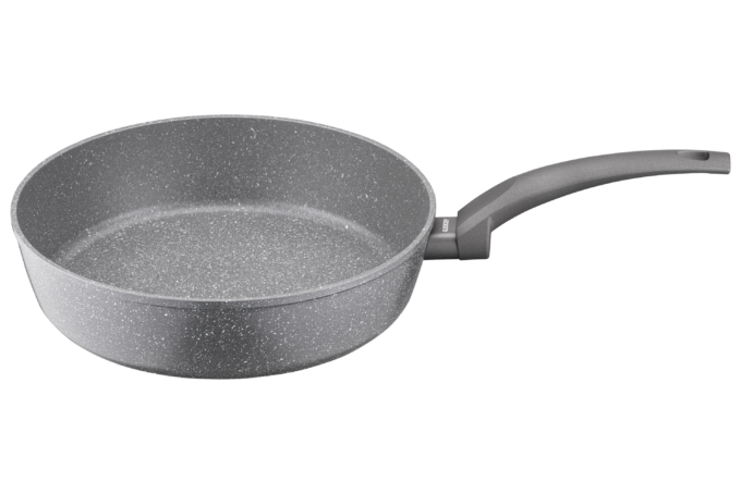 Ardesto Deep Fry pan with lid Gemini Gourmet Apulia, 26cm, aluminium, gray