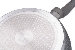 Сковорода глубокая с крышкой Ardesto Gemini Gourmet Apulia, 28см, алюминий, серый