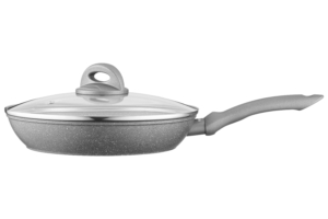 ARDESTO Сковорода з кришкою Gemini Gourmet Vasto, 26см, алюміній, сірий
