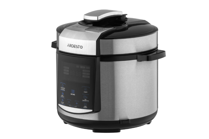 Ardesto pressure cooker, 900W, bowl-5l, electronic control, recipes book, iron/plastic, silver