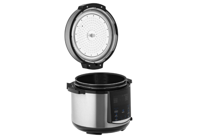 Ardesto pressure cooker, 900W, bowl-5l, electronic control, recipes book, iron/plastic, silver